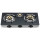 3 Burner 7MM Tempered Glass Tabletop Gas Cooktop with Knob Control for Commercial Kitchen | CHEFF