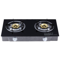 Best gas cook stove manufacturer two burner tempered glass table top lpg gas cooker Customized & Wholesale