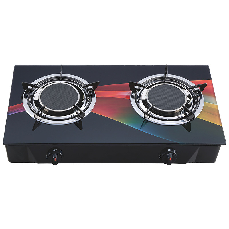2 burner infrared table gas cooker