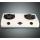 2 Burner White Powder Coated Gas Stove LPG/NG with Heavy Brass Burner Cap for Hosehold | CHEFF