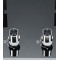 2 Burner Infrared Gas Hob Tempered Glass Built-in LPG/NG with Knob Control for Household | CHEFF