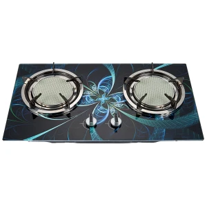 2 burner infrared burner gas stove built in glass top gas cooker LPG & natural gas cook stove