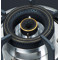 2 Burner Black Glass Built-in Gas Hob LPG/NG Cooktop with Cast Iron Pan Support for Hotel | CHEFF