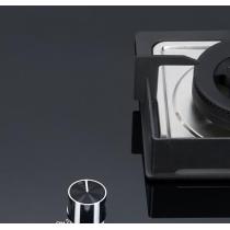 2 Burner Tempered Glass Built-in Gas Cooker LPG/NG with Safety Device for Domestic Kitchen | CHEFF