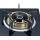 2 Burner Tempered Glass Built-in Gas Cooker LPG/NG with Brass Burner Cap for Cafe Restaurant | CHEFF