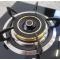 2 Burner Black Tempered Glass Built-in Gas Hob LPG/NG with Enamel Pan Support for Indoor Use | CHEFF