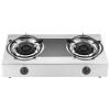 2 burner table gas stove LPG cooktop double burners gas stove stainless steel dual cooker cooktop