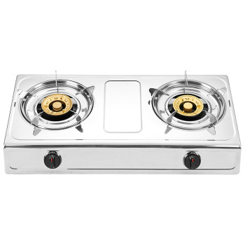 OEM &ODM 2 burner gas cooker stainless steel gas stove  Kitchen Table Top Cooktops CKD gas cooker