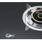 2 Burner Black 7MM Tempered Glass Tabletop Gas Cooking Stove with Cast Iron Burner for Hotel | CHEFF