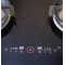 2 Burner Black Tempered Glass Built-in Gas Cooktop LPG/NG with Safety Device for Home Use | CHEFF