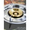 2 Burner Tempered Glass Gas Stove LPG/NG with Cast Iron Burner for Family Cooking | CHEFF