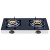 Customized gas cooker tempered glass 2 bunrer cooktops gas table gas stove price
