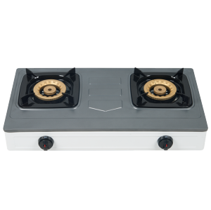 Powder coating gas cooktops 2 burner tabletop gas cooker durable natural gas stove