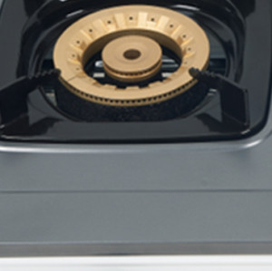 2 Burner Powder Coated Tabletop Gas Stove LPG/NG with Flame Failure Device for Household | CHEFF