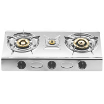 Wholasaler 2 burner gas cooker stainless steel gas stove  Kitchen Table Top Cooktops CKD gas cooker