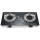2 Burner Tempered Glass Gas Stove with Infrared Burner and Enamel Pan Support for Home Use | CHEFF
