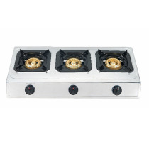Wholesaler 3 Burners Table Top Gas Stove Stainless Steel Gas Burners Indoor Table Gas Cooker