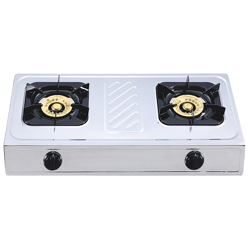 2 Burner Stainless steel Gas Stove 