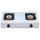 2 Burner Stainless Steel Tabletop Gas Stove with Blue Flame Burner for Restaurant, Hotel | CHEFF