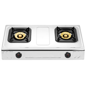 Two burner gas cooker stainless steel gas stove CKD Kitchen Table Top Cooktops Blue Flame Gas Cooker