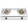 2 Burner Stainless Steel Gas Stove LPG/NG Gas Cooker with Electroplate Pan Support for Home | CHEFF