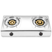 OEM & ODM double burner gas cooker staineless steel panel 2 burner gas cook top