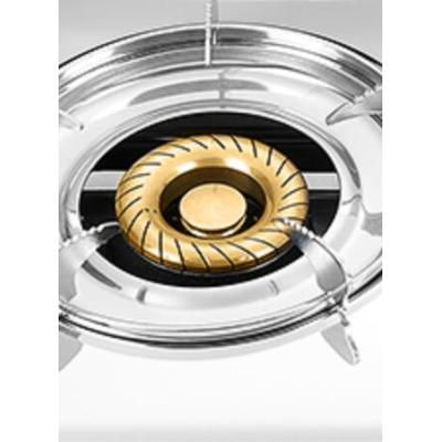 2 Burner Stainless Steel Gas Stove LPG/NG Gas Cooker with Electroplate Pan Support for Home | CHEFF