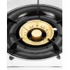 2 Burner Stainless Steel Tabletop Gas Stove LPG/NG with Enamel Pan Support for Home Kitchen | CHEFF