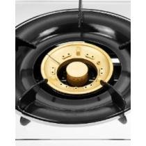 2 Burner Stainless Steel Tabletop Gas Stove LPG/NG with Enamel Pan Support for Home Kitchen | CHEFF