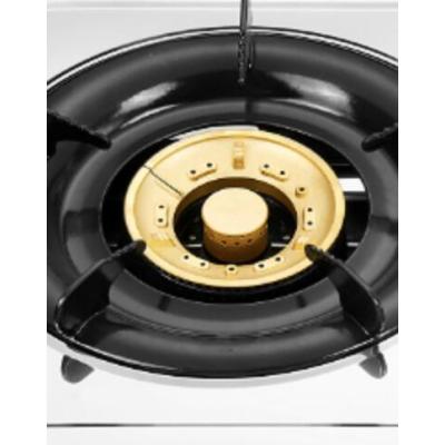 2 Burner Stainless Steel Tabletop Gas Stove LPG/NG with Enamel Pan Support for Home Kitchen | CHEFF