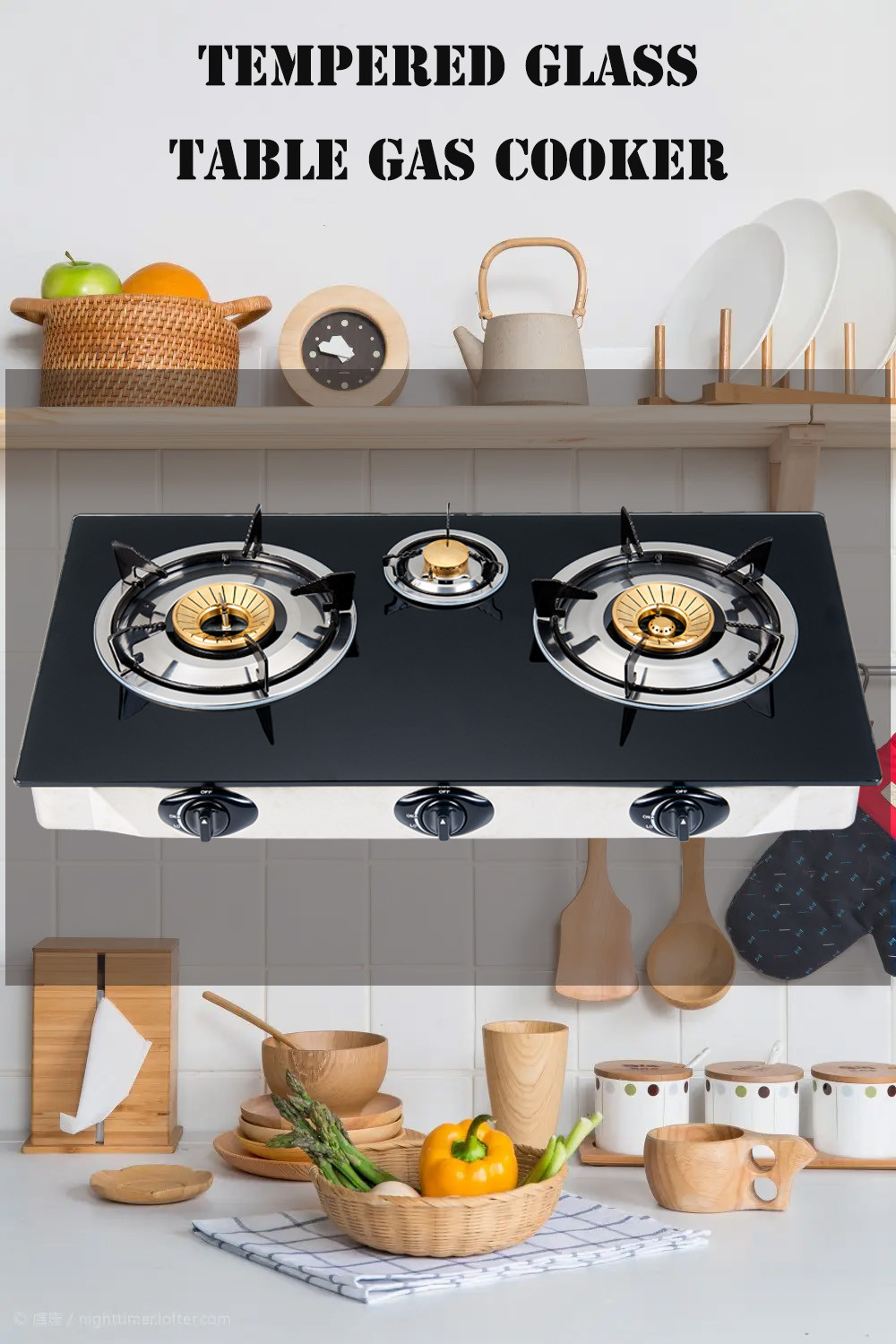 CHEFF Catalog-Tempered Glass Table Gas Cookers