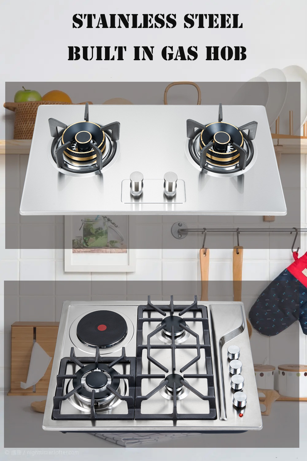 CHEFF Catalog - Stainless Steel Built-in Gas Hob