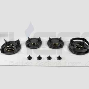 Sintered Stone Panel 4 Burner Integrated Gas Hob Factory