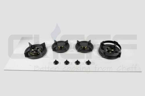 Sintered Stone Panel 4 Burner Integrated Gas Hob Factory