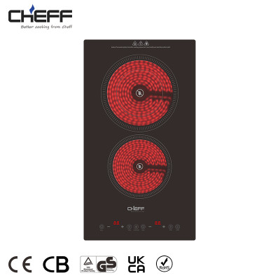 Touch Control 2 Burner Electric Cooktop Infrared Stove Supplier