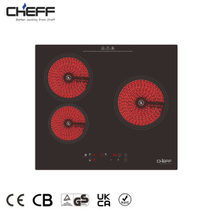 China Manufacturer Kitchen Cooktop 3 Burner Ceramic Cooker Infrared Hob