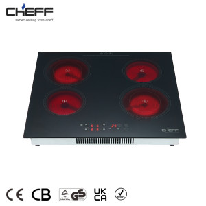 35 Inch 4 Zone Built-in Electric Ceramic Hob Kitchen Cooktop with OEM/ODM for Home Use | CHEFF