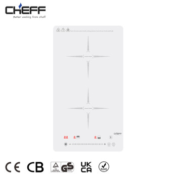 2 Burner Induction Cooker Built In Stove 9-Stage Child Lock 3500W