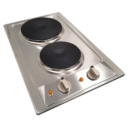 Stainless Steel Built in Hob Double Burners Electric Stove Hot Plate