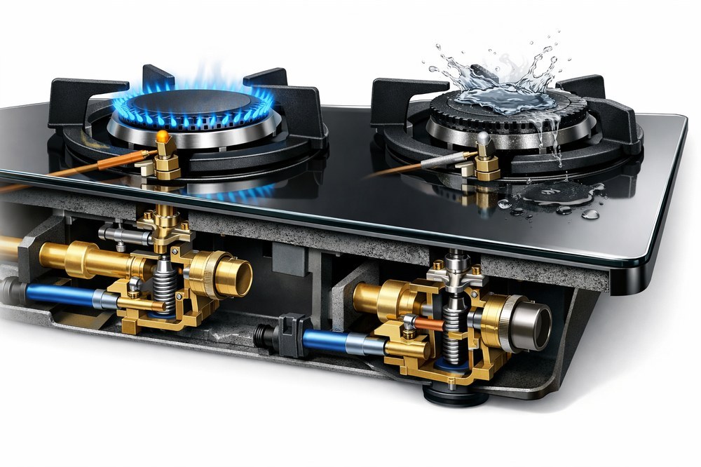 Multi-Layer Safety System with Flame Failure Protection