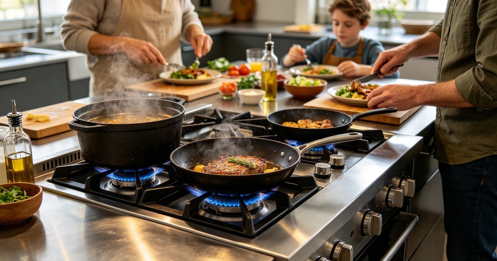 High-Usage Family Kitchens