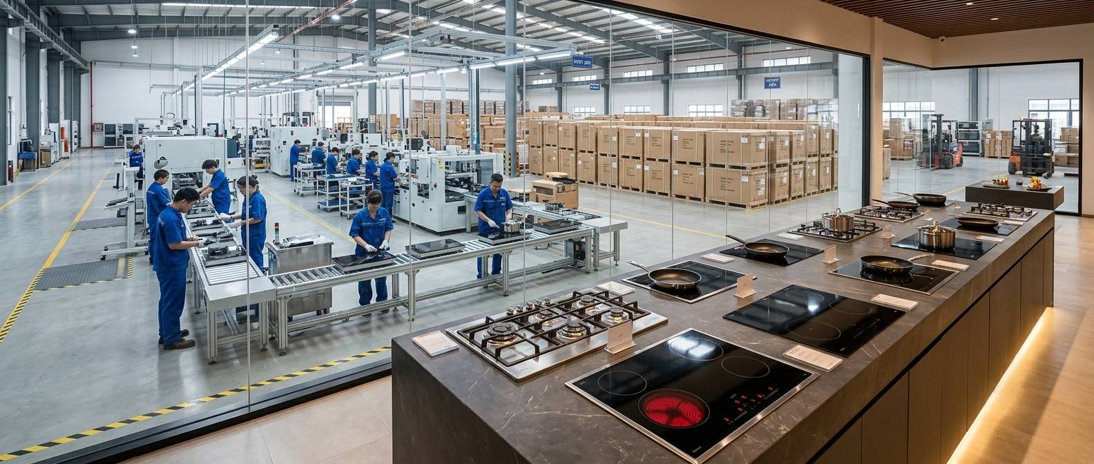Cambodia kitchen appliance distributor project with 1,300+ gas cookers and electric cooking appliances delivered