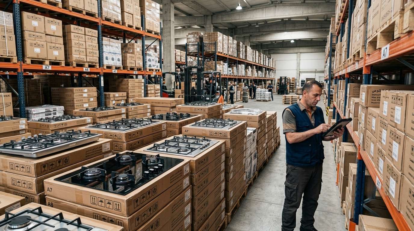 Palestine kitchen appliance distributor warehouse with gas hob inventory