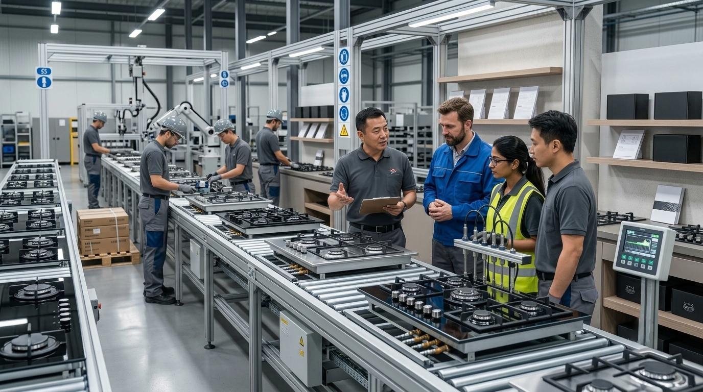 CHEFF Chinese gas hob manufacturer providing one-stop production and quality support