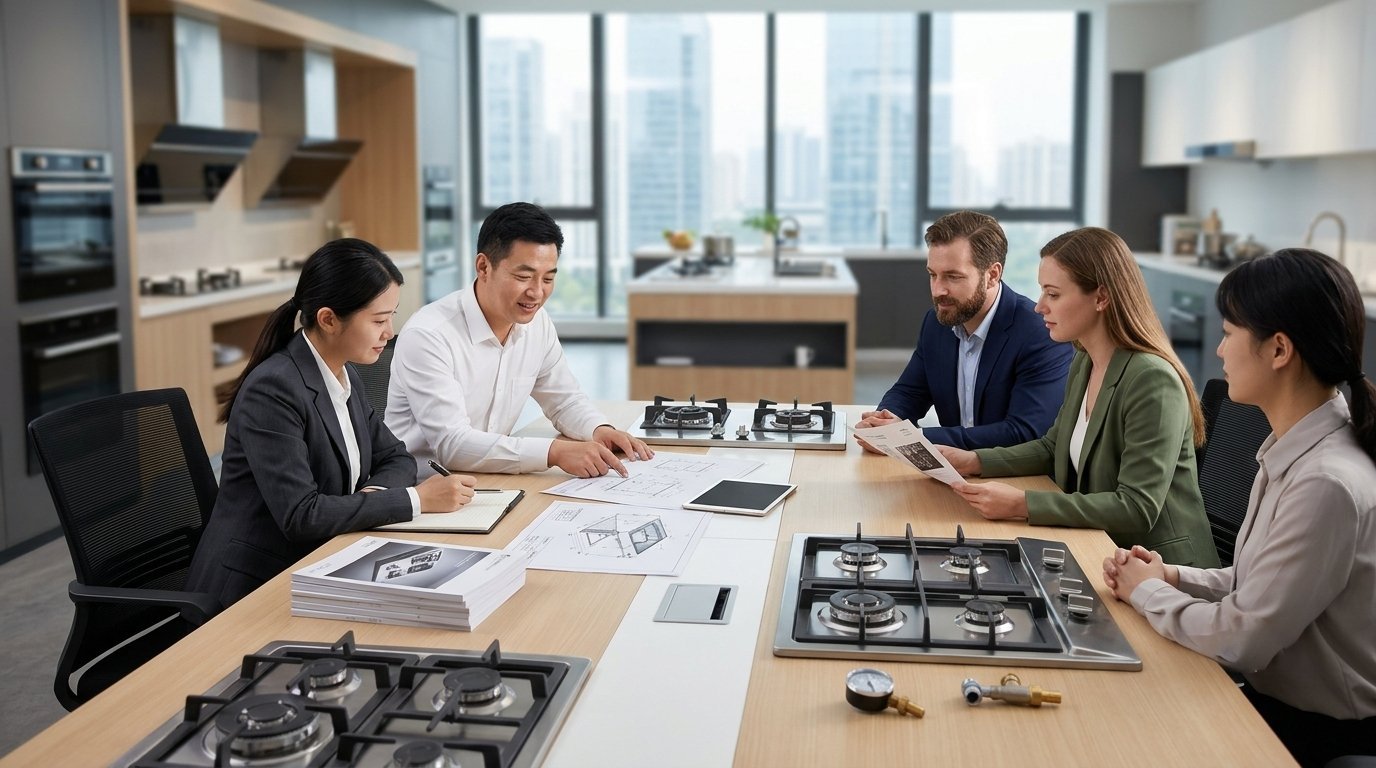 Gas hob manufacturer supporting distributors with gas cooktop solutions