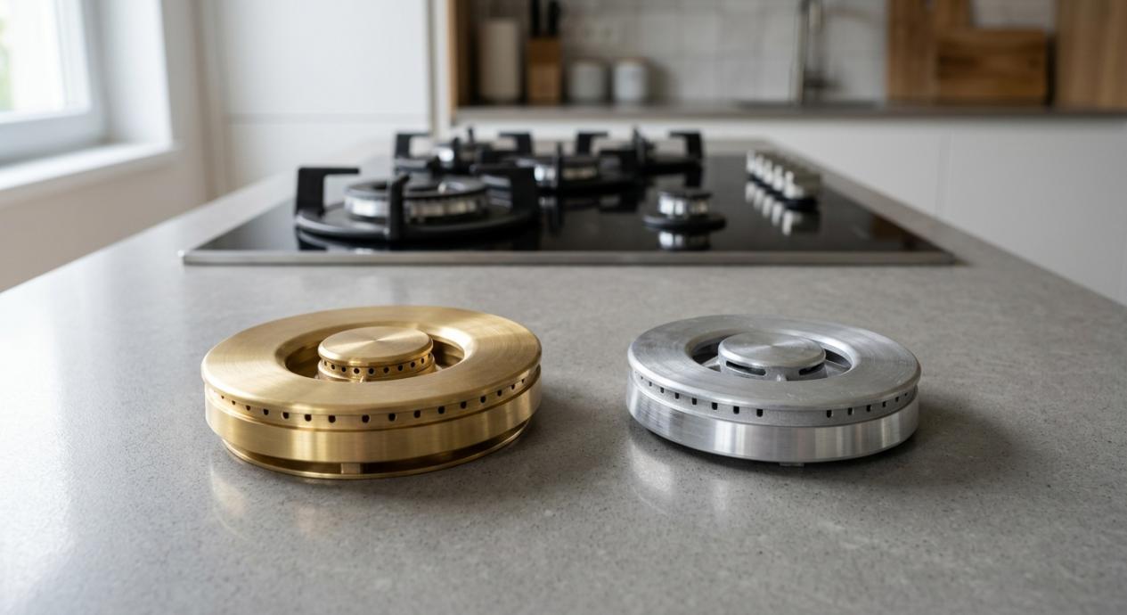 Brass vs Aluminum Burner Caps: Is Brass Worth the Higher Cost?