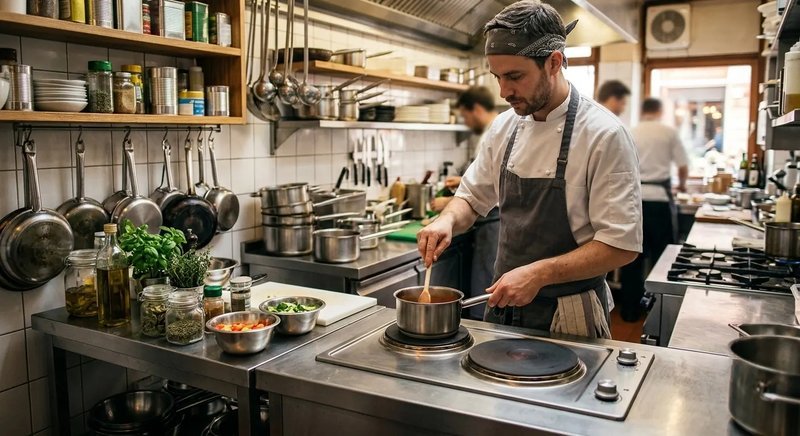 CHEFF solid plate hobs used in small restaurants & cafes — reliable electric cooking for everyday use