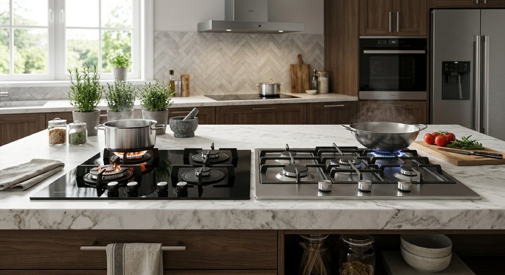 Gas-on-Glass vs Stainless Steel Cooktops: Which Is Better for Your Market?