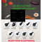 4 Zone Black Induction Hob Built-in Electric Cooktop with Touch Control for Home Kitchen | CHEFF