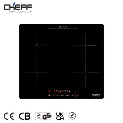 4 Zone Built-in Ceramic Glass Induction Hob with Overheat Protection for Domestic Kitchen | CHEFF